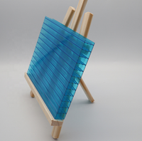 Plaque en polycarbonate alvéolaire double paroi 6mm 8mm 10mm pour toiture, serre et cloison