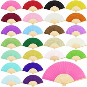 Abanicos Japoneses Pequeños de Bambú, Lisos, para Sublimación, Duraderos, para Manualidades - Product Image 1