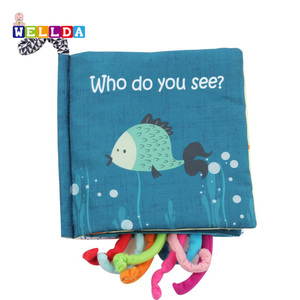 Venta caliente pequeño diccionario Aprendizaje Temprano <span class=keywords><strong>palabras</strong></span> alfabeto libro de tela suave números alfabéticos personalizados Color para bebé mi primer Bo - Product Image 6