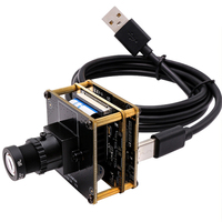 4K untuk Modul Kamera USB Lensa 16mm 20 Sudut Pandang 2X Zoom Digital H.265/H.264 Plug Play Mendukung Windows/Android/Linux/MAC