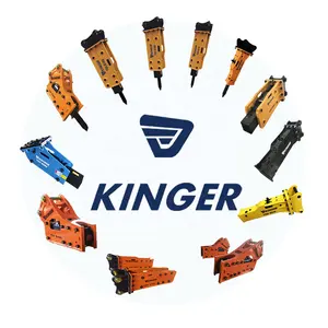 Kinger thủy lực búa bê tông Breaker cho máy xúc/Skid chỉ đạo/backhoe loader