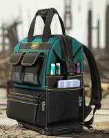 Sac à dos pour outils de grande capacité, robuste, imperméable, organiseur d'outils pour la maison, sacs à outils techniques de luxe, sac à outils électriques