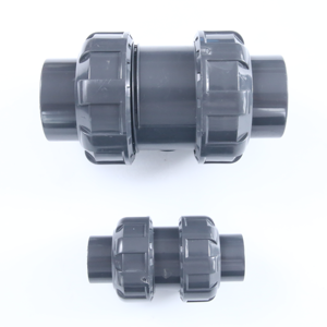 1/2 "-4" <span class=keywords><strong>PVC</strong></span> đôi Công Đoàn bóng kiểm tra van - Product Image 6