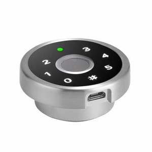 Kẽm hợp kim điện tử thông minh vân tay ngăn kéo khóa an ninh kỹ thuật số RFID mật mã Bàn phím RFID tủ khóa - Product Image 1