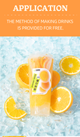 Jus de fruits et légumes personnalisé OEM Halal, prêt à boire, 100% sans ajout, jus d'orange congelé