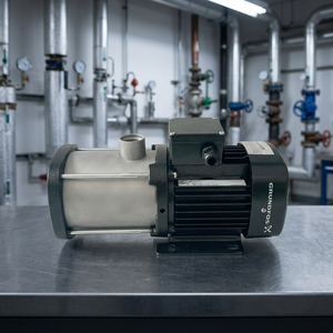 Bomba de Presión Grundfos CM3 3 A R I E AQQE F A A N Monofásica Eléctrica de Alta Presión de Agua de Acero Inoxidable DN50 - Product Image 2