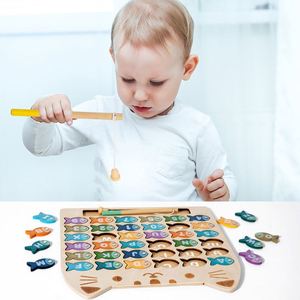 Kids Best Gift ABC Alphabet Cognitive Number Letter Learning <b>Puzzle</b> Toy Wooden Fishing <b>Game</b> for Toddlers - Product Image 4