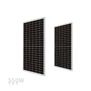 Panneaux solaires mono TUV 550W à vendre avec une très bonne qualité Made in China 31 pièces par palette et carton
