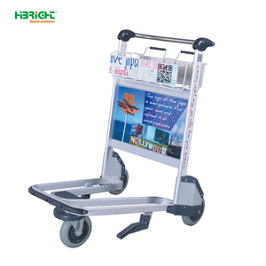 รถเข็นกระเป๋าเดินทางไฮไบรท์ แอดเวอร์ไทซิ่ง สำหรับใช้ในสนามบินและพื้นที่สาธารณะ - Product Image 1