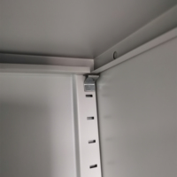 Archivador de Acero Resistente de Doble Puerta con Cerradura y 5 Estantes para Almacenamiento de Archivos Fiscales y Libros de Contabilidad para Firmas Contabiles