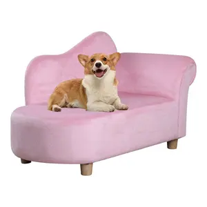 Handmade Luxury Plush Dog Bed Breathable And Comfortable Pet Furniture Custom Cat Sofa Bed