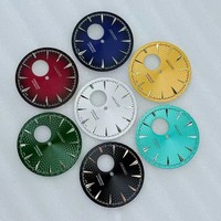 Cadran de montre squelette de style cocktail de 35 mm, non lumineux, pour mouvements mécaniques automatiques NH38, NH70, NH72