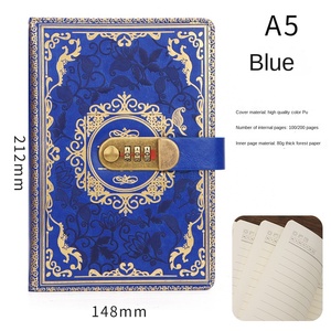 Libreta de Contraseñas con Cierre, Diseño Creativo, Cosida con Hilo de Cuero, para Oficina y Negocios - Product Image 5