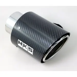 Car modification Hot Sellers Automobile exhaust pipe tailpipe stainless steel material, carbon fiber shell can be customized