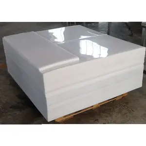 Bloque de roscado de plástico sólido Rectangular de polietileno PE blanco Hoja de alta densidad Gran HOJA DE HDPE