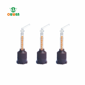 Ouwen Manufacture-Transportador <span class=keywords><strong>dental</strong></span> corto marrón, 50 unidades por bolsa, material <span class=keywords><strong>dental</strong></span> desechable, punta mezcladora <span class=keywords><strong>4</strong></span>:1 para consultorio <span class=keywords><strong>dental</strong></span> - Product Image 2