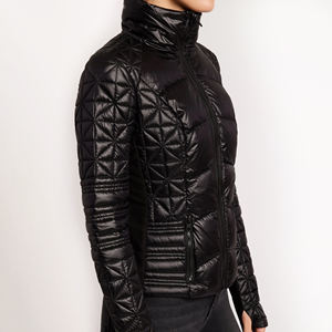 Factory Directly Wholesale Winter Top Double Sided Padded Cotton Zipper Pocket Horse Riding <strong>Puffer</strong> Jacket for <strong>Women</strong> - Product Image 1