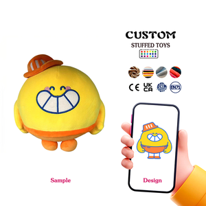 Giocattoli di Peluche Personalizzati, Adorabile Bambola Mostro Viola alla Moda, Personalizzata per Bambini Come Compagna <span class=keywords><strong>da</strong></span> Letto - Product Image 2