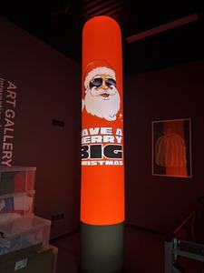 Tùy Chỉnh Nhà Máy Không Khí Bầu Trời Vũ Công Quảng Cáo Inflatables Ống Chào Đón Người Đàn Ông Santa Claus Cánh Tay Vẫy Đồ Trang Trí Giáng Sinh - Product Image 3