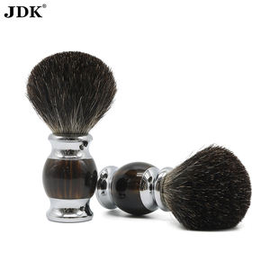 JDK Blaireau <span class=keywords><strong>De</strong></span> Rasage Avec Résine Blaireau Cheveux Synthétiques <span class=keywords><strong>Peau</strong></span> Doux Barbier Voyage Logo Personnalisé - Product Image 3