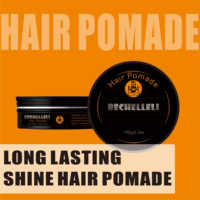 Cire coiffante professionnelle pour barbier, argile capillaire mate, soluble dans l'eau, 100 % naturelle, tenue forte, vegan, marque privée, OEM Runwing