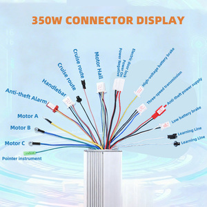 Unit Kontrol Motor Sepeda Listrik 36V 48V 350W Brushless Smart <span class=keywords><strong>Dual</strong></span> Mode - Product Image 6