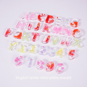 <span class=keywords><strong>Moule</strong></span> en <span class=keywords><strong>silicone</strong></span> alphanumérique Early Riser pour résine, idéal pour décorations de Noël, lettres, colliers, porte-clés, <span class=keywords><strong>bijoux</strong></span> - Vente en gros - Product Image 4