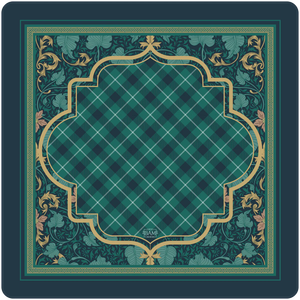 Tapis de Mahjong Premium La Dolce Vita, motif floral bleu, blanc et citron, en néoprène imperméable et antidérapant, idéal pour les soirées de <span class=keywords><strong>jeu</strong></span> sur le thème italien - Product Image 4