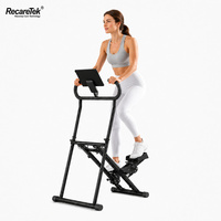 Equipo de Ejercicio para Gimnasio en Casa, Escaladora, Máquina de Fitness para Personas Mayores, Ahorro de Espacio, Estructura Estable, Dispositivo Aeróbico para Apartamentos
