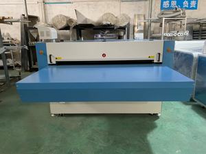 Máy Ép Nhiệt Dệt Vải Dệt Kim Fusing Bonding Machine Máy Cán HF-1200H Băng Tải Cho Ăn Và Thu Xếp <span class=keywords><strong>Stacker</strong></span> - Product Image 4