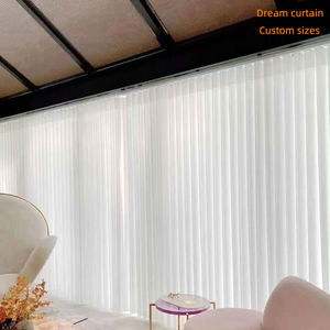 Luxe gemotoriseerde afstandsbediening slimme verticale droom-raamdecoratie gordijnen app slimme bediening jaloezieën voor de slaapkamer - Product Image 2