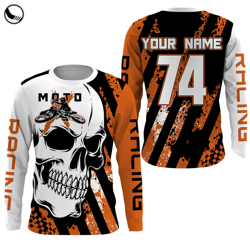 Setelan Jersey Motocross, pakaian berkendara sepeda motor Off Road balap