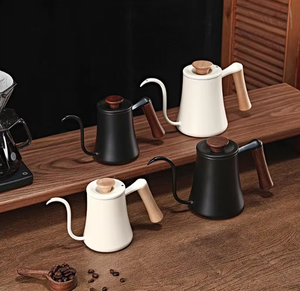 Hand-drip Coffee Pot Small Waist 304 Stainless Steel Household Hanging Ear Swan Neck <strong>Long</strong>-spout Narrow-<strong>mouth</strong> - Product Image 5