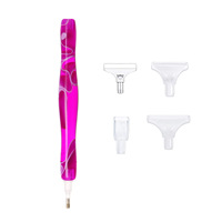 Kit de stylos de peinture diamant DIY multicolores en acrylique de style Japandi et accessoires pour outils de nail art