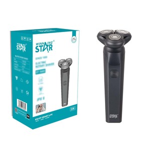 เครื่องโกนหนวดไฟฟ้า WinningStar แบบ 3 หัว ชาร์จด้วย Type-C กันน้ำ IPX7 สำหรับผู้ชาย - Product Image 1