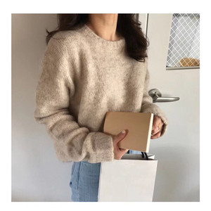 <span class=keywords><strong>Pull</strong></span>-over d'hiver <span class=keywords><strong>pour</strong></span> femmes Automne <span class=keywords><strong>Alpaga</strong></span> épais Couleur <span class=keywords><strong>Laine</strong></span> Mohair <span class=keywords><strong>Pull</strong></span> personnalisé Tricot moelleux à manches longues Chandails <span class=keywords><strong>pour</strong></span> femmes grande taille - Product Image 4