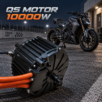 Moteur de moto électrique QS 165 à couple élevé, sans balais, DC 10000W, moteur PMSM à entraînement central haute efficacité pour vélo électrique