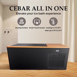 Vasca per Immersione in Acqua Fredda di Lusso Tutto in Uno in Cedro con Refrigeratore Integrato e App WIFI per Tutte le Stagioni - Product Image 6