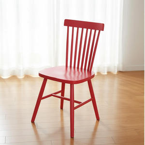 Silla de Comedor Nórdica Ecológica, Ligera, de Madera Maciza, Moderna y Multifuncional, con Respaldo, de Diseño, para Hotel, Hogar, Apartamento, Villa - Product Image 6