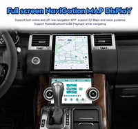 Voiture audio Radio stéréo lecteur DVD droite/main gauche de navigation de GPS de voiture pour-Land Rover Range Sport L320 2009 ~ 2013 style Tesla