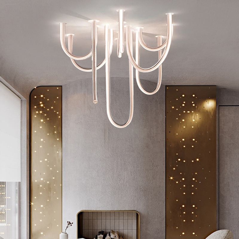 Modern LED Chandelier Pendant Lights for Living Room & Bedroom Customizable Materials Dimmable Home Lighting · image 1