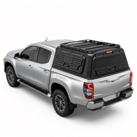 Capot/Cabine de camping pour pick-up L200 en alliage d'aluminium, étanche, avec système de verrouillage et ouverture par levage