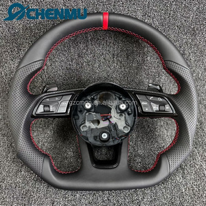 OFERTA ESPECIAL Volante de Cuero Perforado para <span class=keywords><strong>Audi</strong></span> 2013 2014 2015 A3 A4 A5 A6 A7 A8 Q5 Q2 Q7 Q8 8Y <span class=keywords><strong>8P</strong></span> <span class=keywords><strong>S3</strong></span> S4 S5 S6 S7 S8 - Product Image 1
