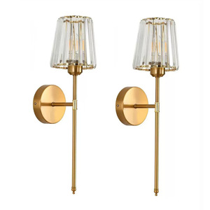 Cross-border American-style high-end crystal lampshade, <b>wire</b>-free rechargeable bedroom bedside lamp, living room decorative - Product Image 5