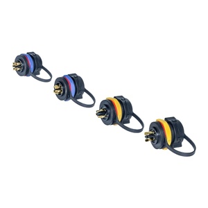 M16 Selbstverriegelnder 2/3/4-adriger IP67 Wasserdichter Luftfahrtstecker zur Panelmontage für Computer, Motorräder & Automobile - Product Image 2