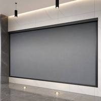Stores à rouleaux motorisés encastrés avec télécommande/WiFi, cadre en aluminium ignifuge et coupe-vent, système de fermeture éclair étanche pour balcon