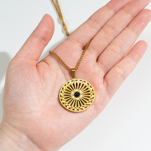 Giweluck מפתח שרשרת תכשיטים נירוסטה שרשרת תכשיטים נירוסטה מגדלת חן פסוקים תנ "ך דתי - Product Image 6