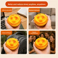 Bloc de construction en forme de tarte aux œufs, boule artisanale, son ASMR, bruit craquant et grincant, bloc de construction à presser, jouet anti-stress souple, vente en gros