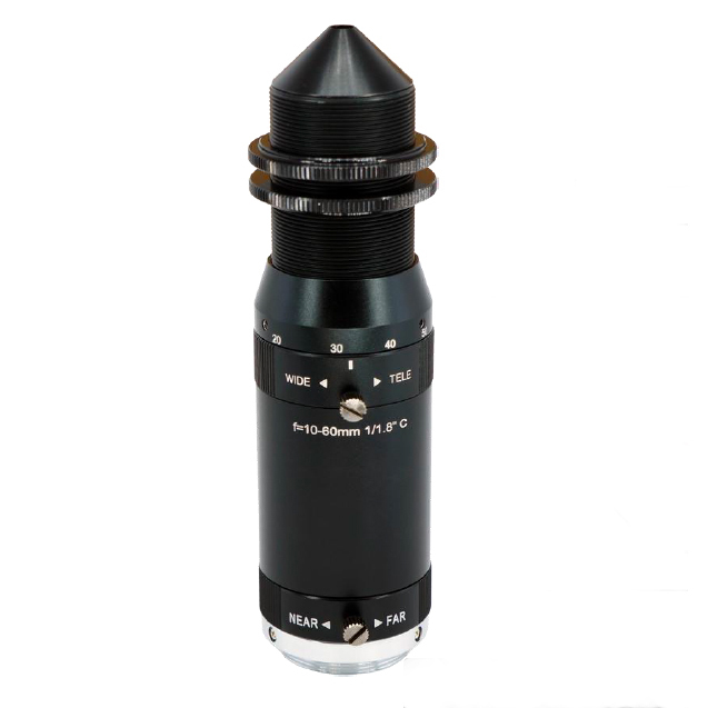 2024 2023 New High Temperature Metallurgy Lens 2 Megapixel Manual Iris C Mount Lens 10-60mm Pinhole Lens 1/1.8" Used in Prison