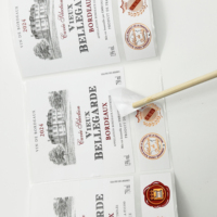 Boîte d'emballage personnalisée pour vin et champagne, impression OEM ODM, étiquette de bouteille de vin, boîte cadeau de luxe, ensemble de sacs cadeaux en papier